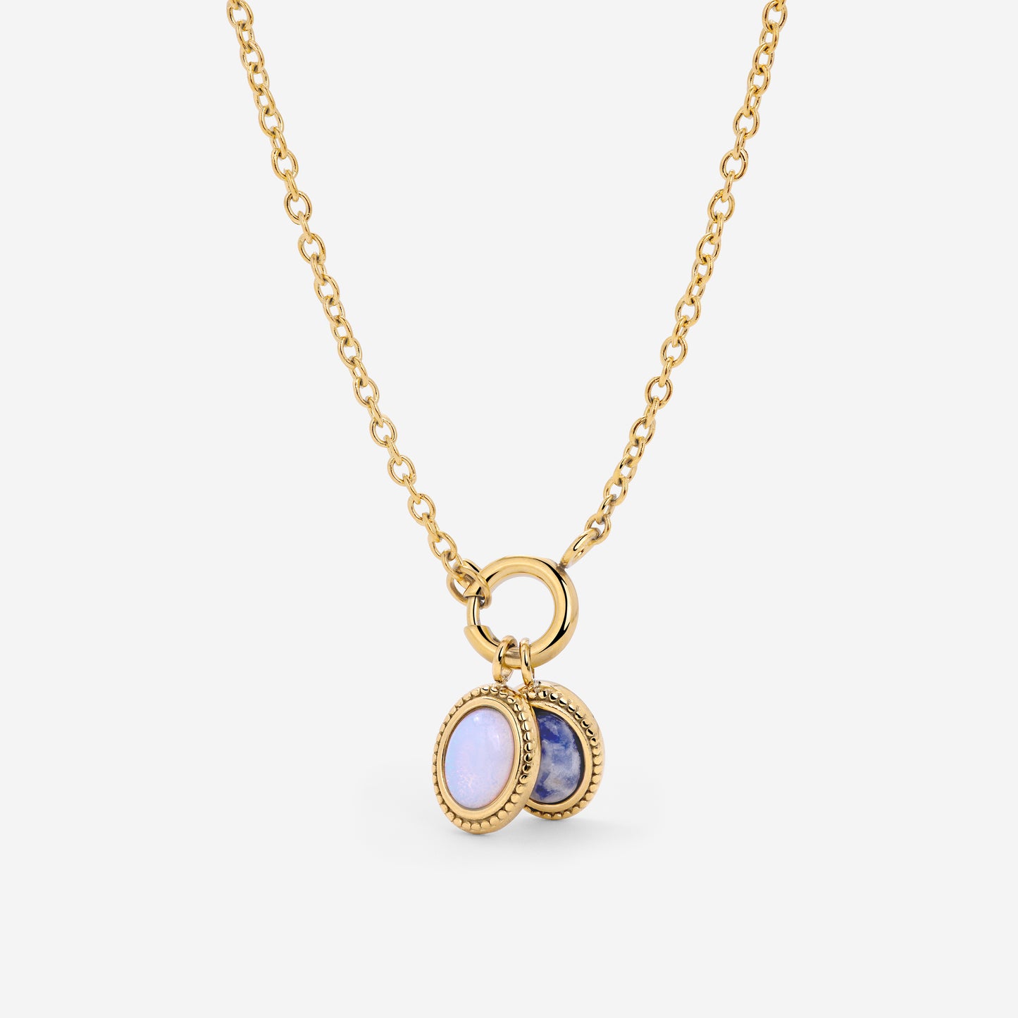 Classic Chain Charm Necklace Set