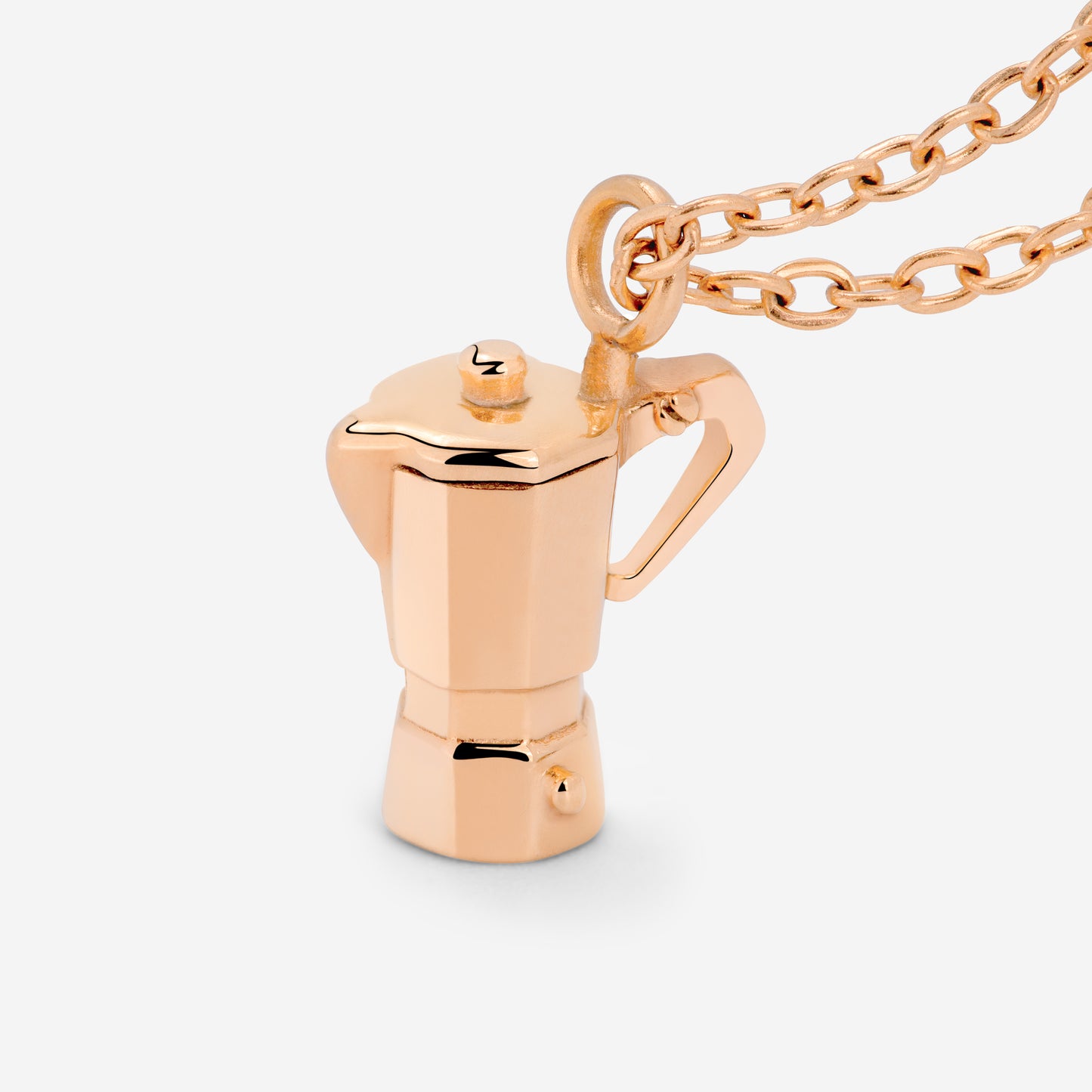 Coffee Lover Necklace Roségold