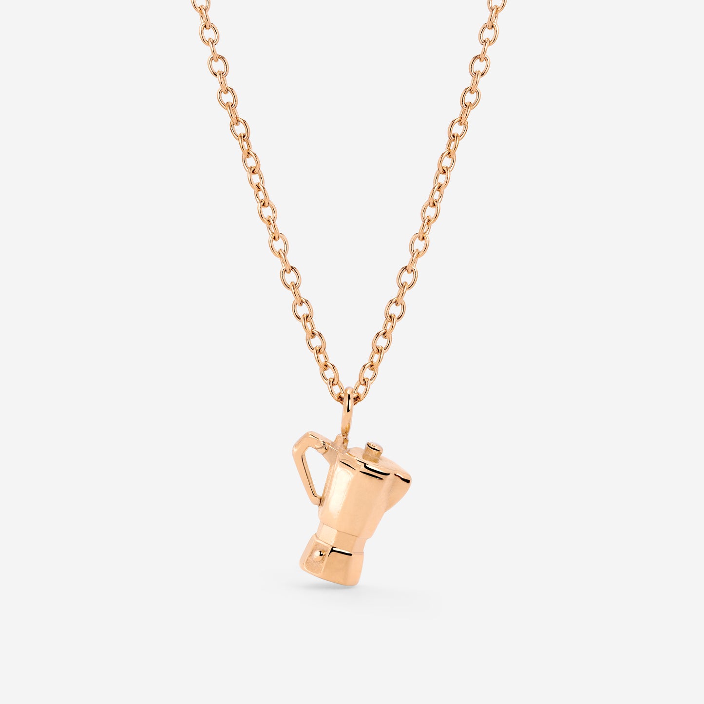 Coffee Lover Necklace Roségold