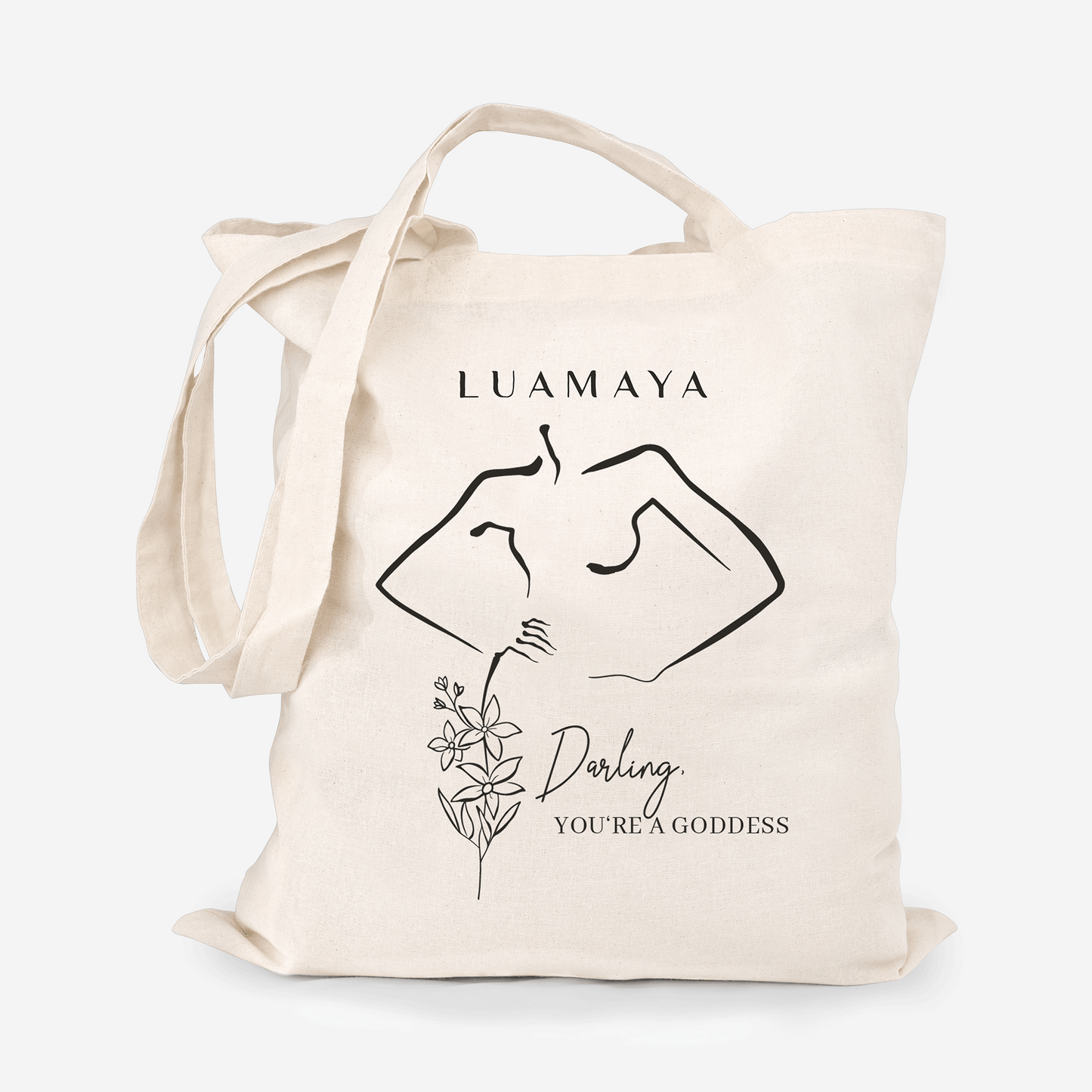 Jutetasche Darling, You're a Goddess