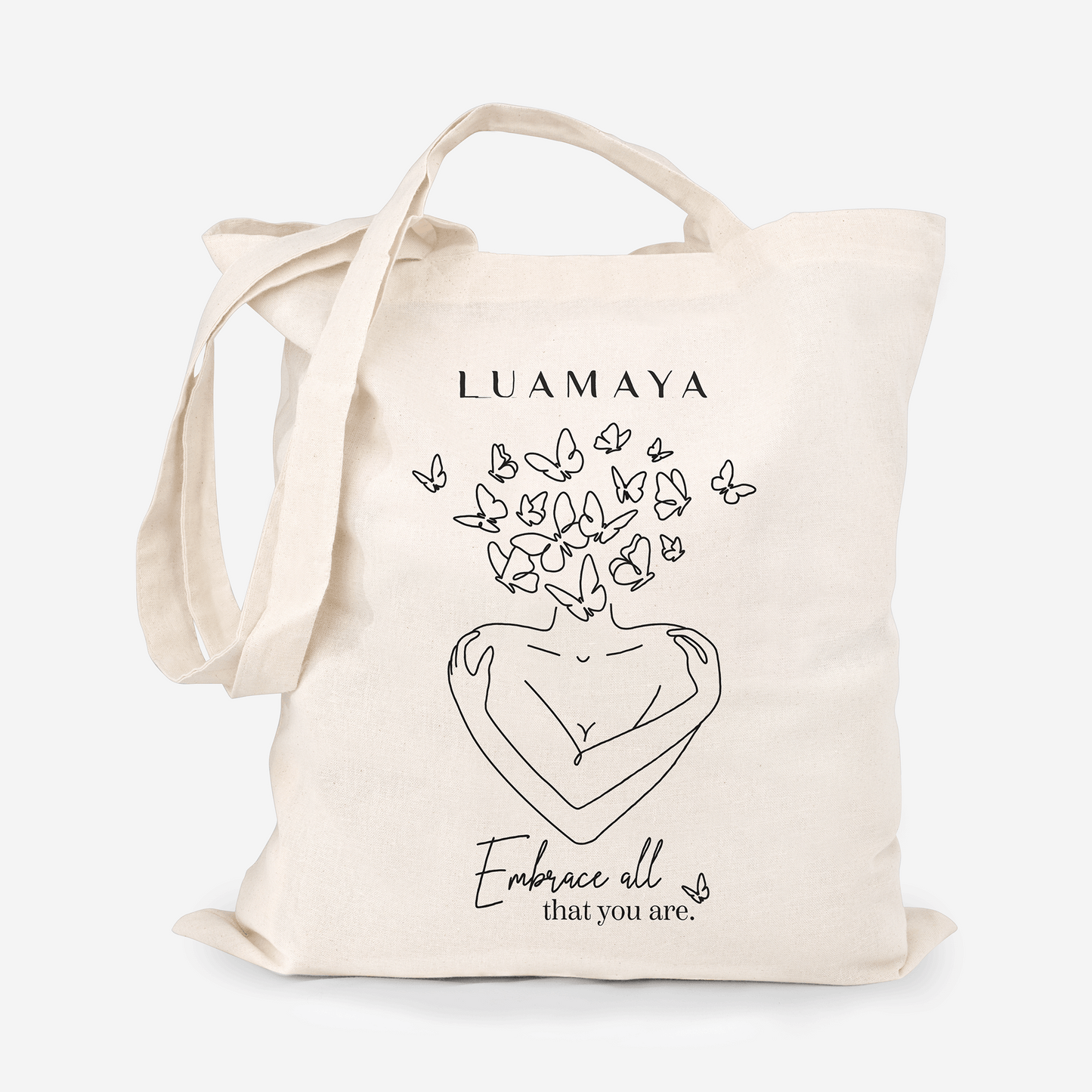 Jutetasche Embrace all that you are