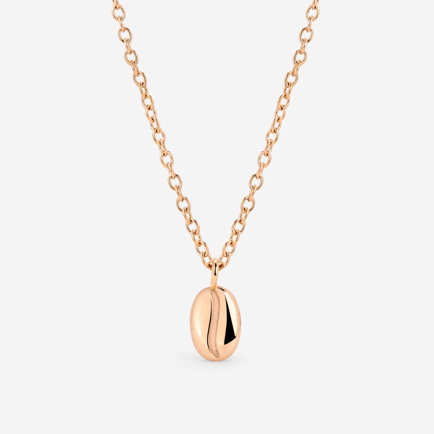 Golden Bean Necklace Roségold