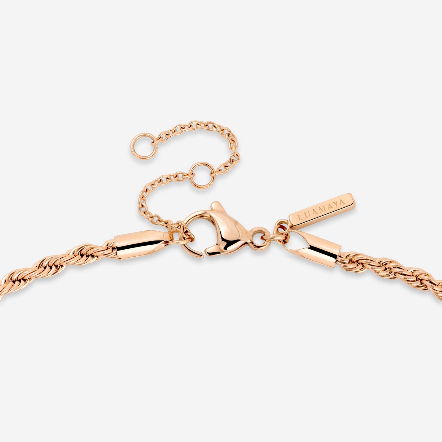 Olive Glow Necklace Roségold