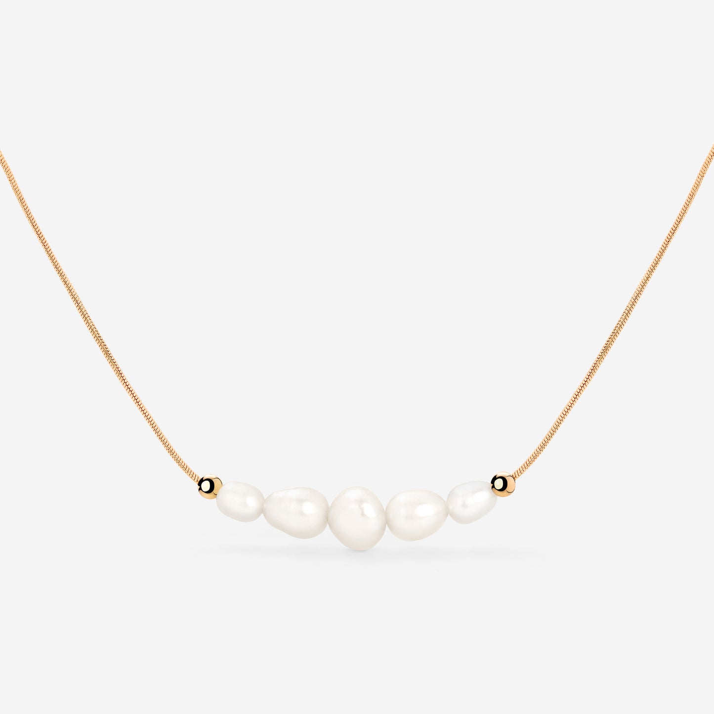 Pearlessence Choker Roségold