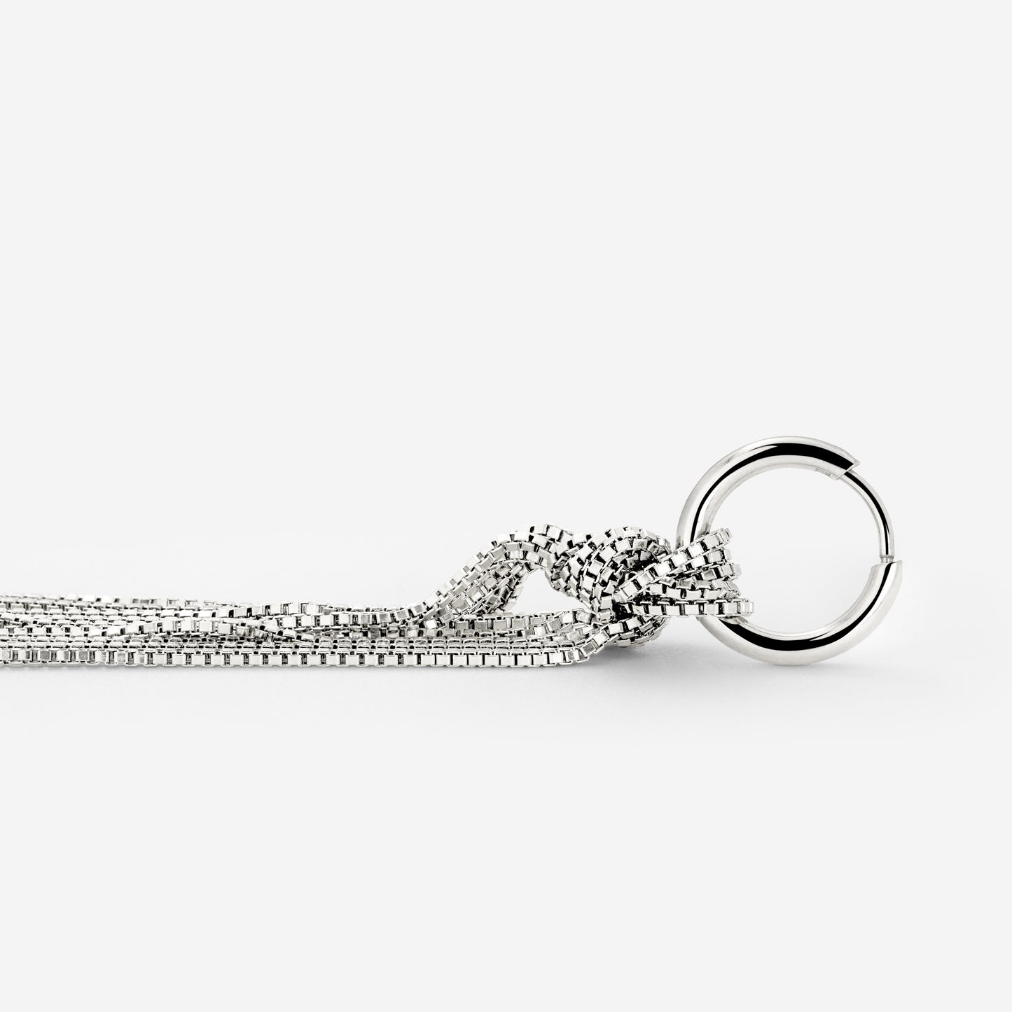 Sea Strands Hoop Set Small Silber