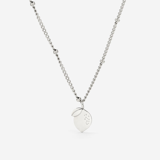 When Life gives you Lemons Necklace Silber