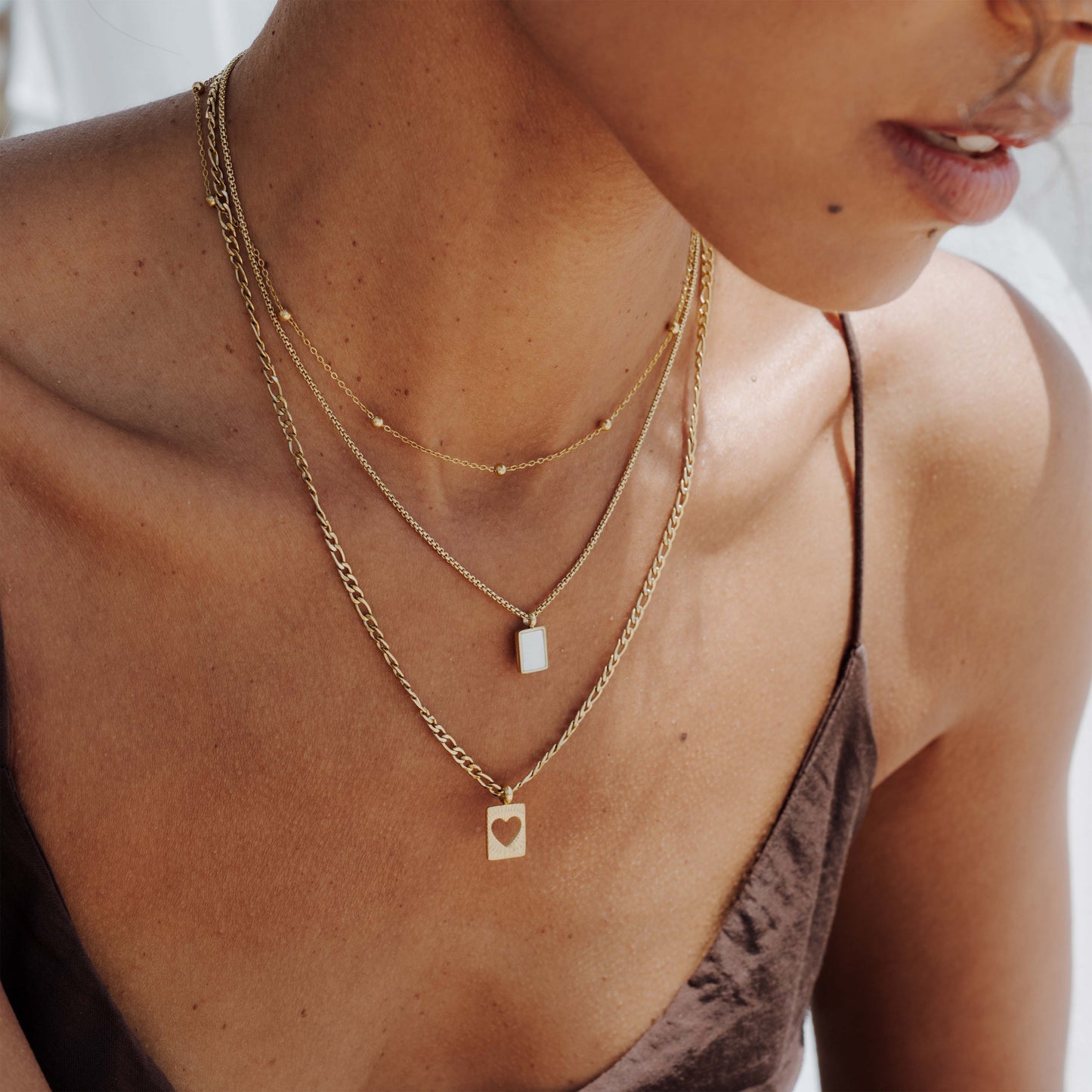 Summer Luv Necklace Gold