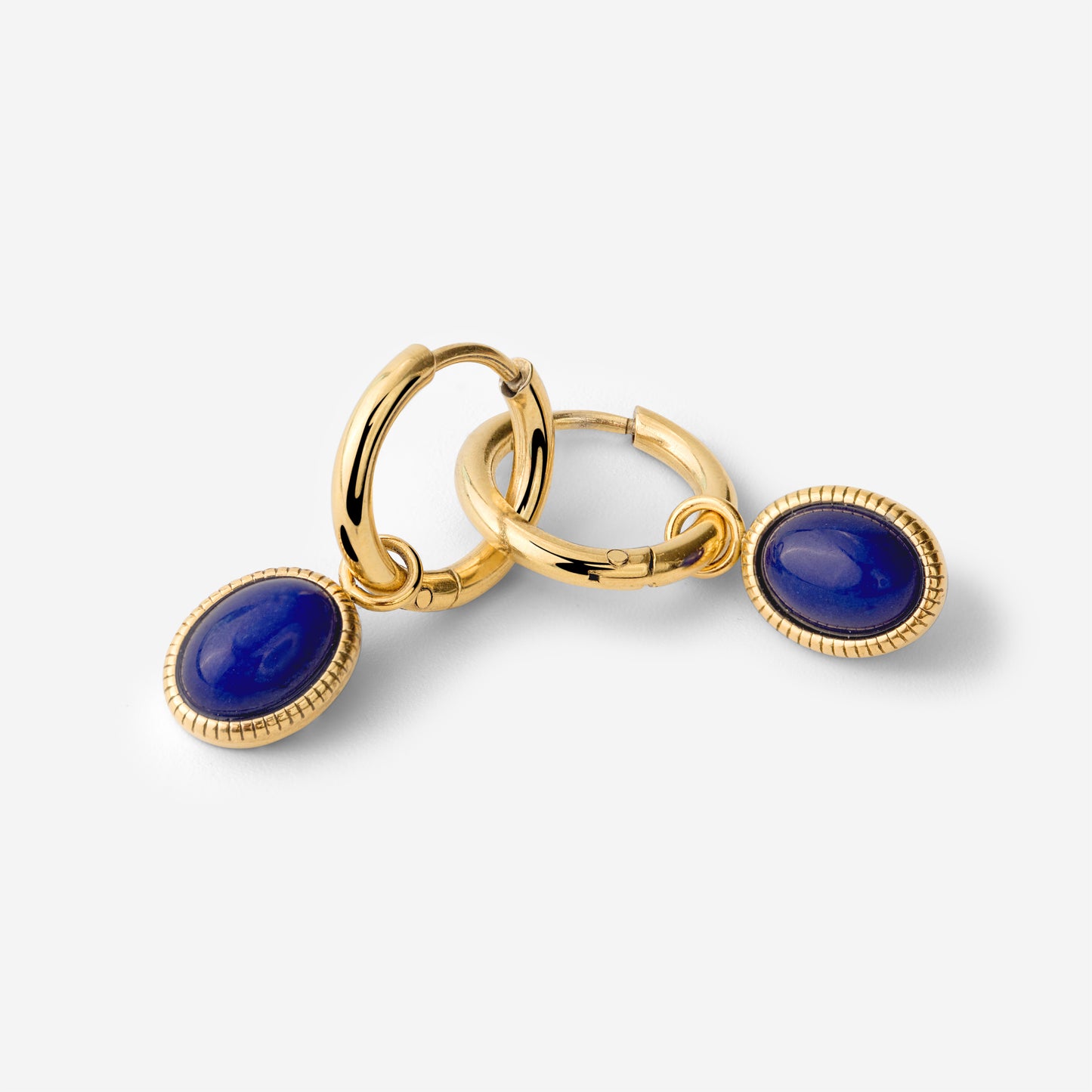 Deep Sea Hoop Set Small Gold