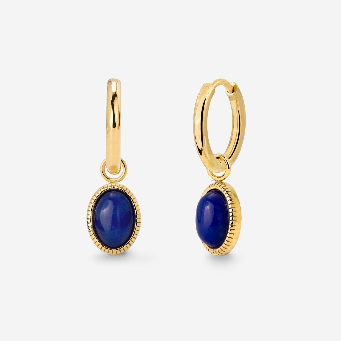 Deep Sea Hoop Set Small Gold