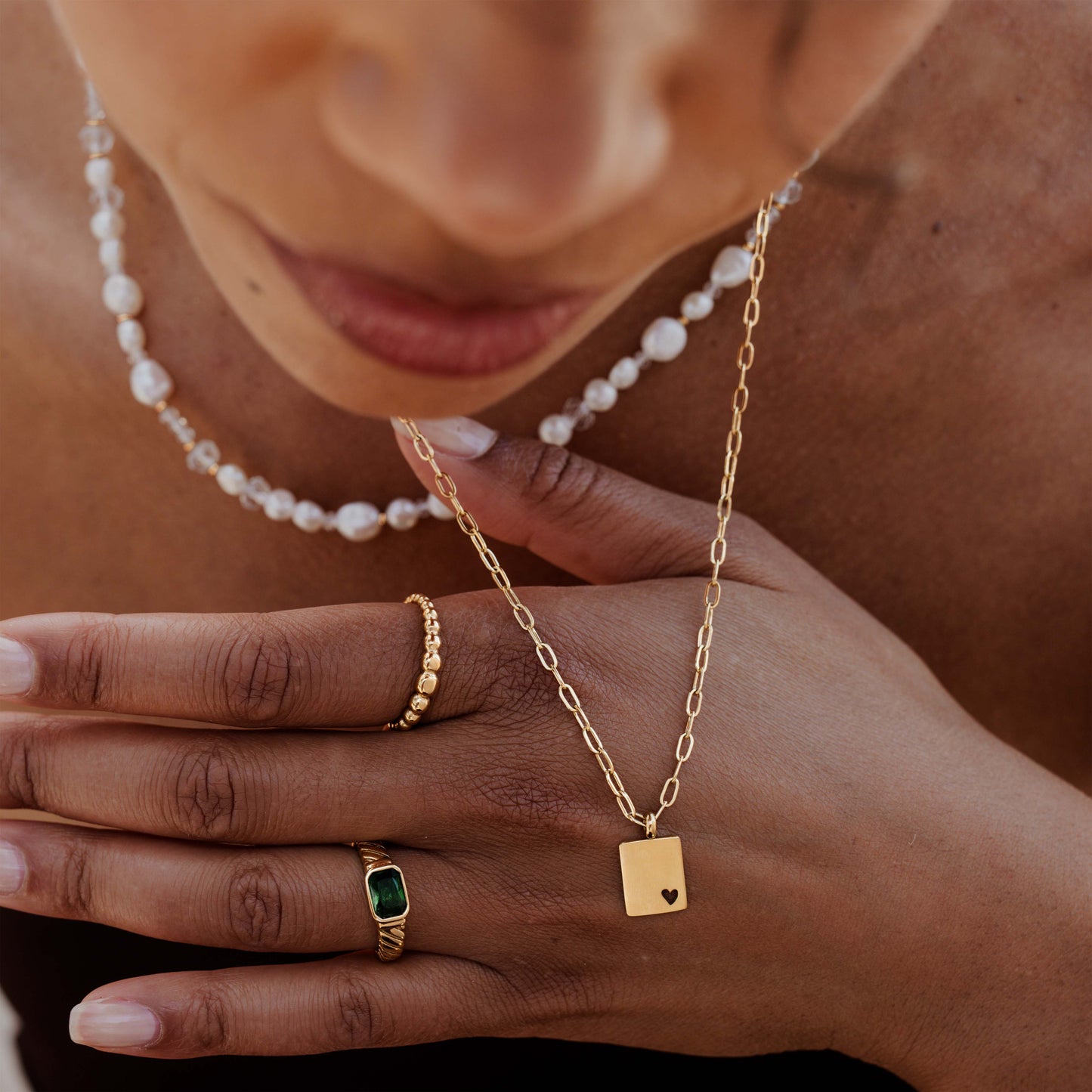 Beady Ring Gold