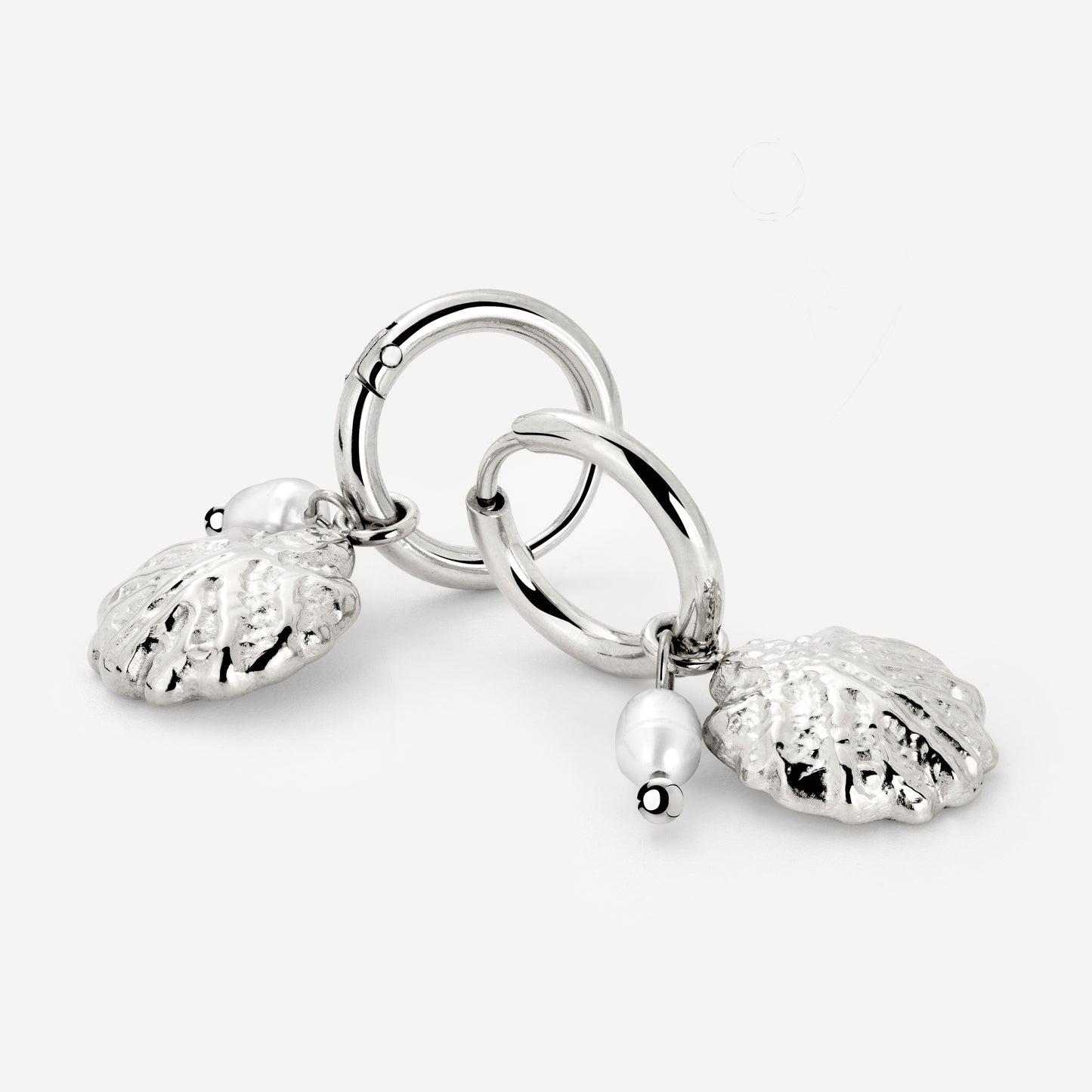 Ocean Lovers Hoop Set Small Silber