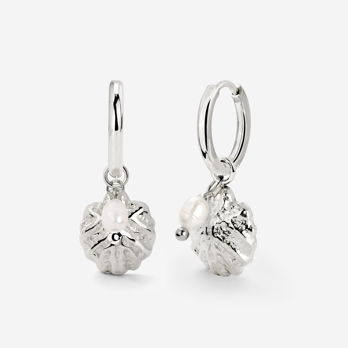 Ocean Lovers Hoop Set Small Silber