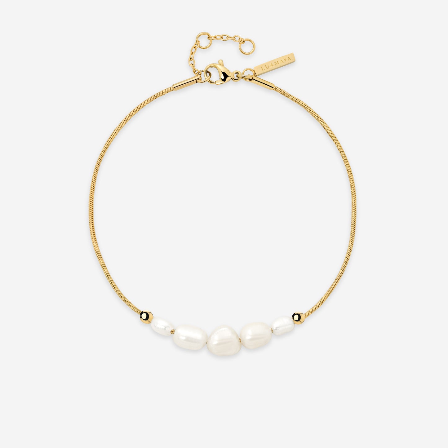 Pearlessence Anklet Gold
