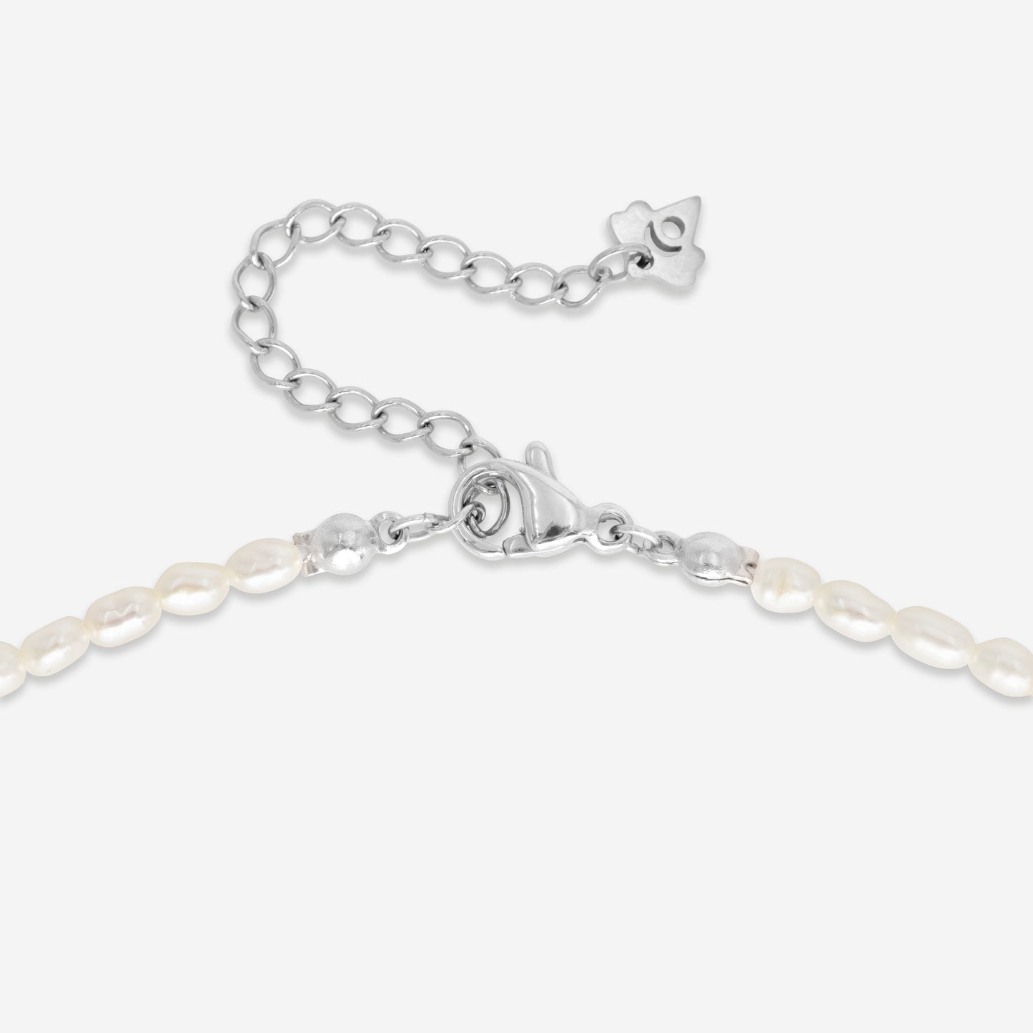 Perlita Choker Silber