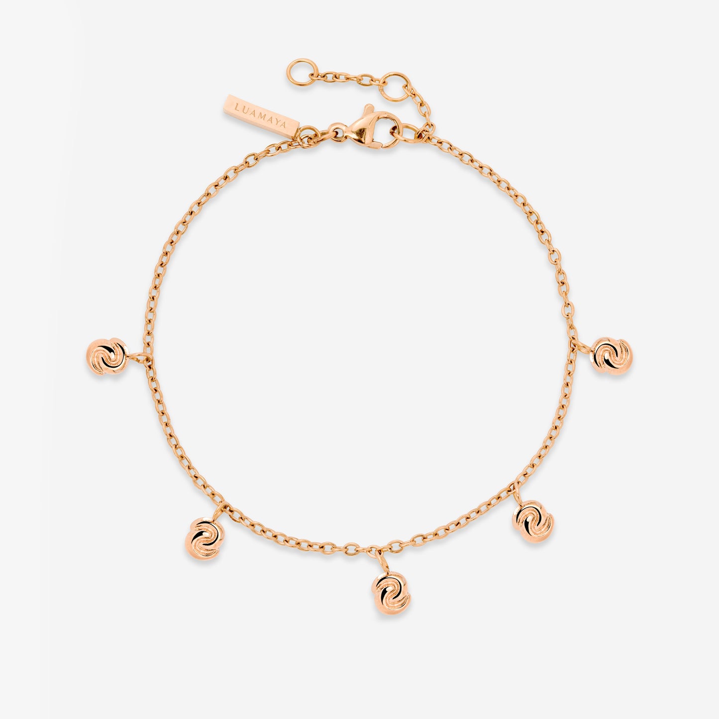 Tides of Time Anklet Roségold