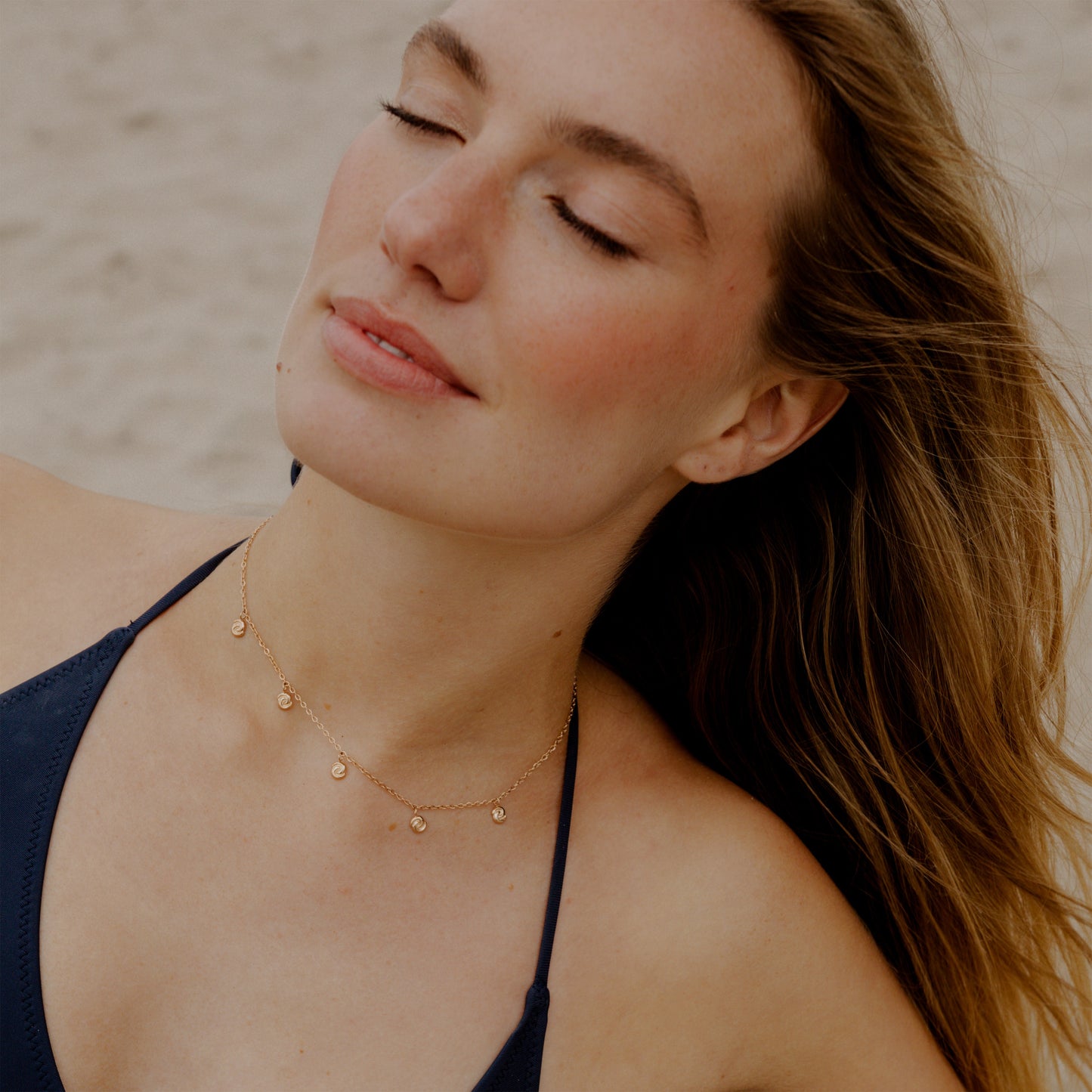 Tides of Time Choker Roségold