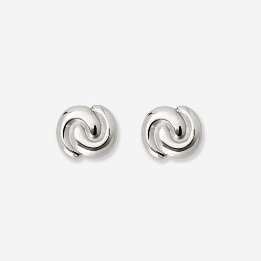 Tides of Time Studs Silber