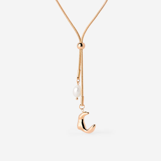 Joyful Jule Y-Necklace Roségold