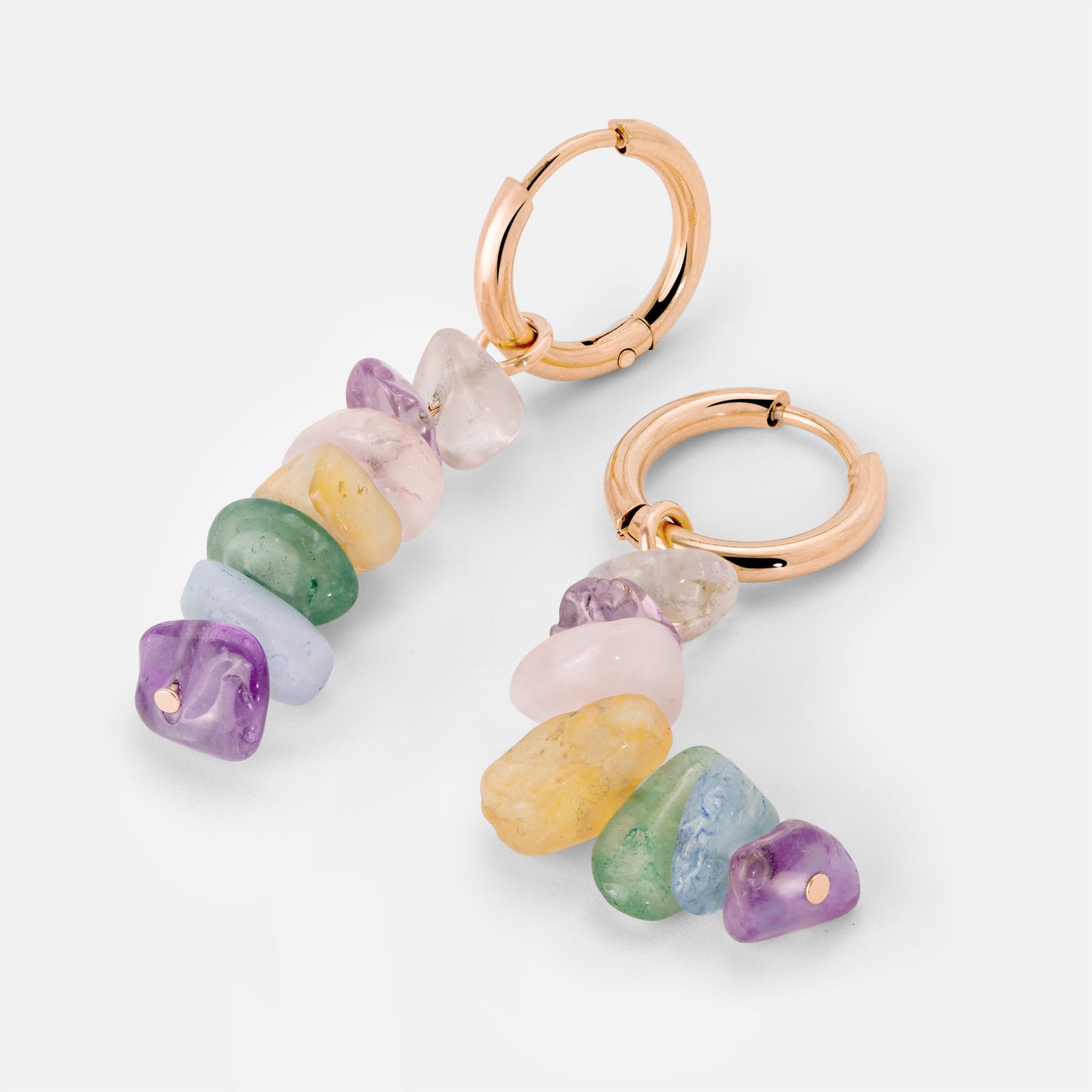 Luminous Lisy Hoop Set Small Roségold