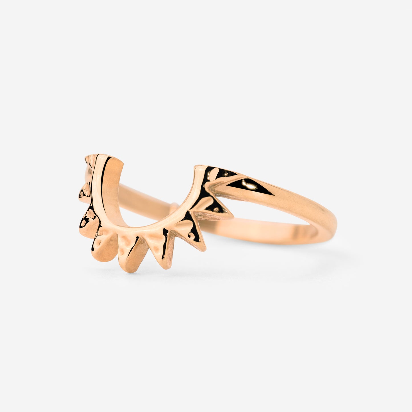 Sun Ray Ring Roségold