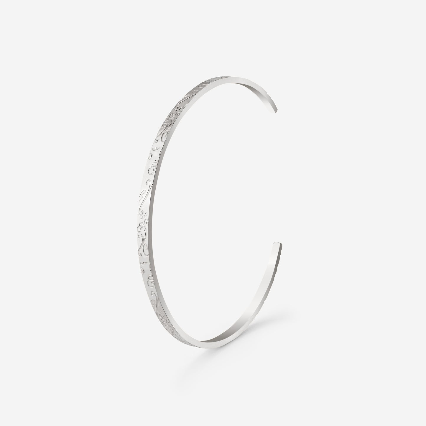 Desert Glow Bangle Silber