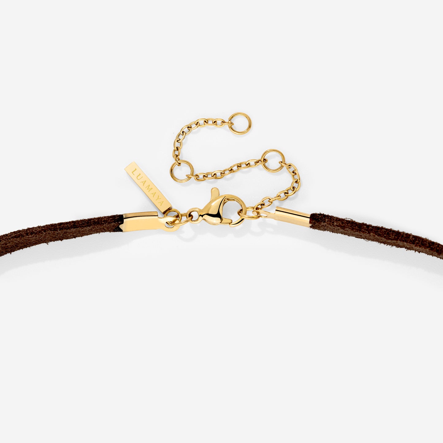 Pretzel Babe Choker Dark Brown