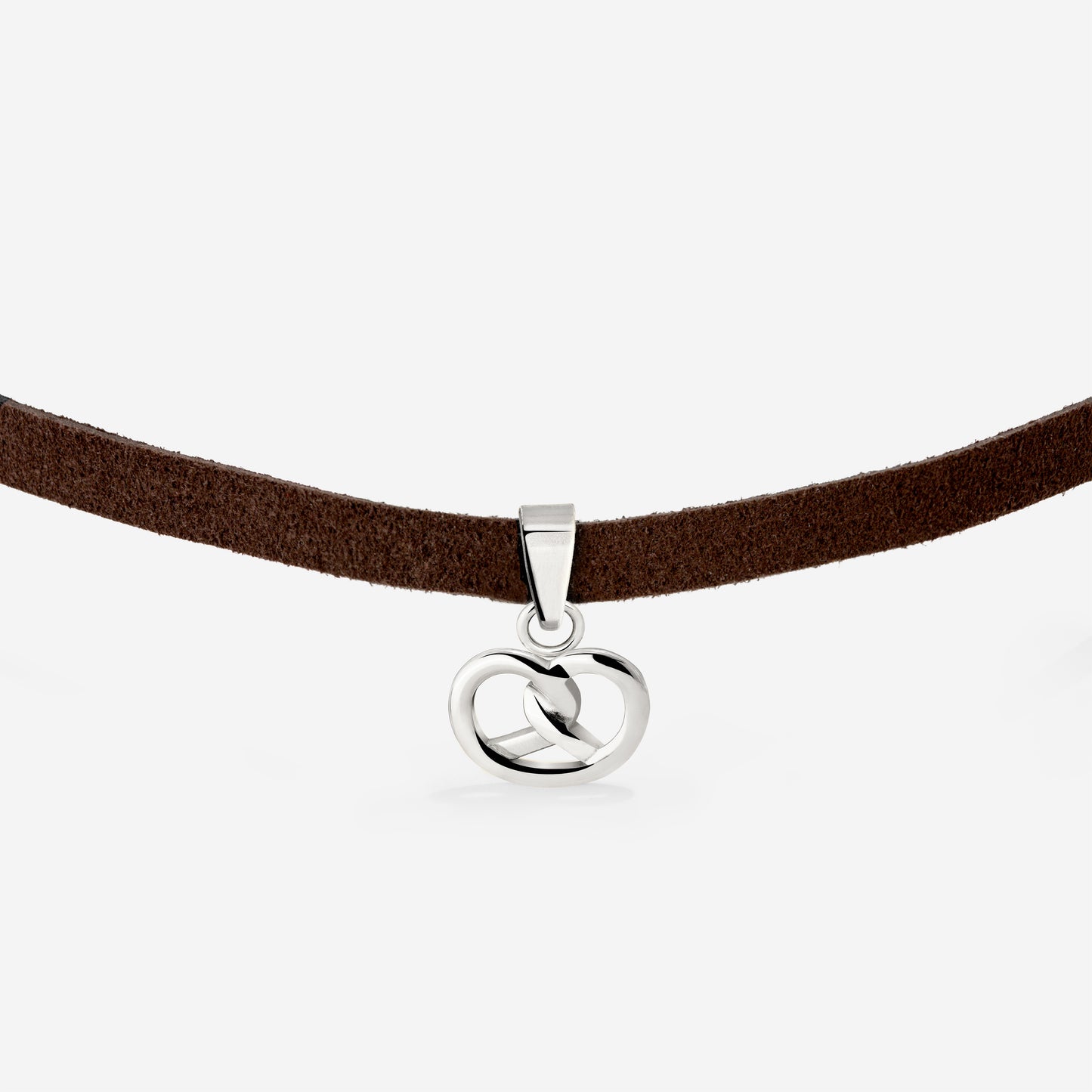 Pretzel Babe Choker Dark Brown
