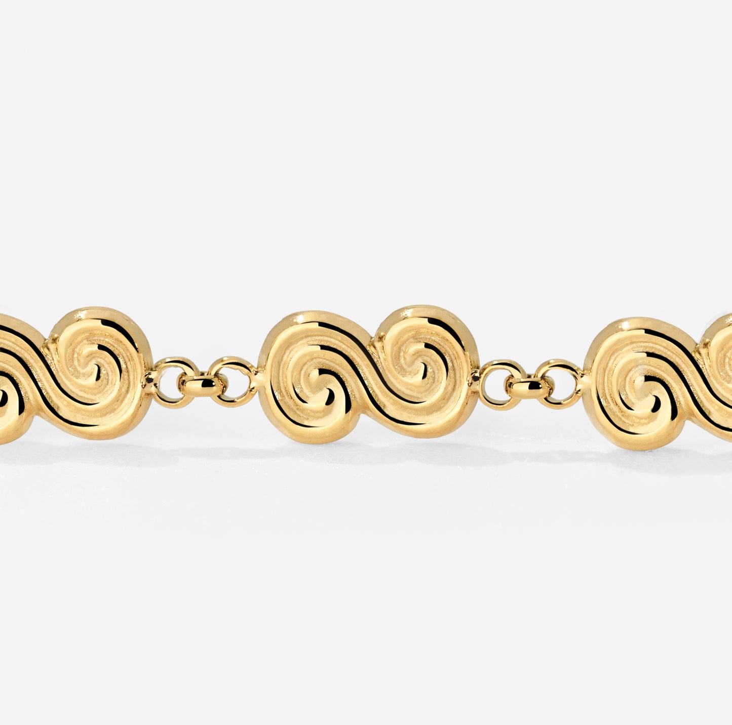 Serpent's Whisper Hoop Set Small Gold