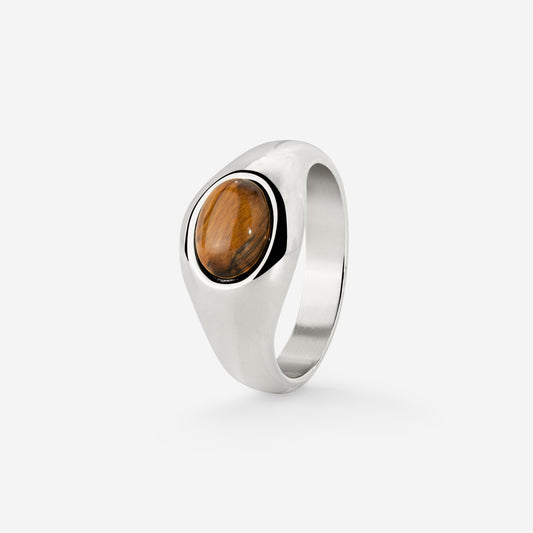 Tiger's Eye Ring Silber