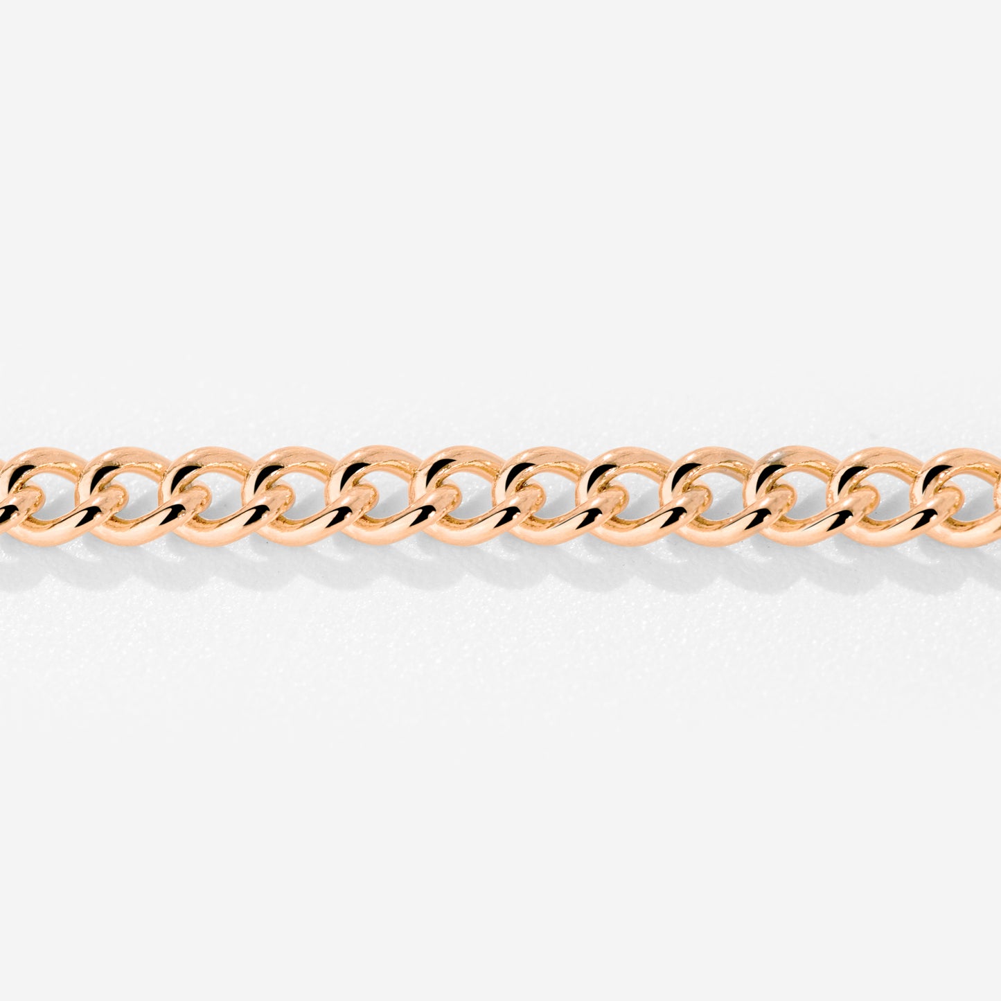 Curb Chain Necklace Roségold