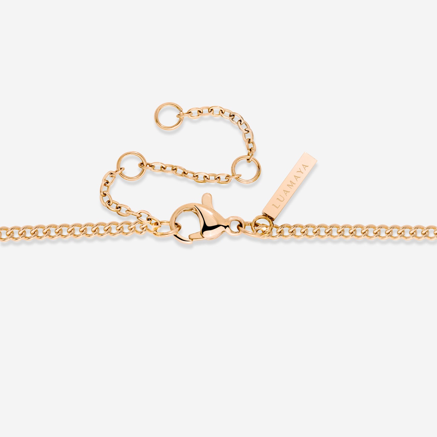 Curb Chain Necklace Roségold