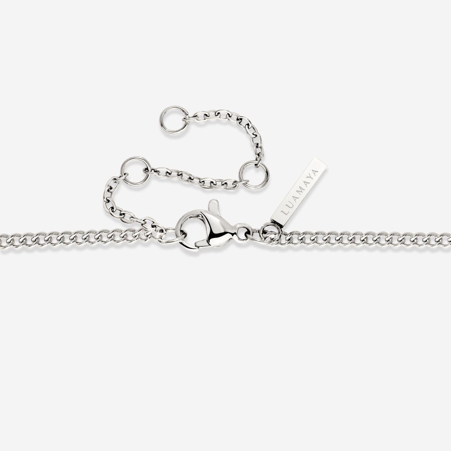 Curb Chain Necklace Silber