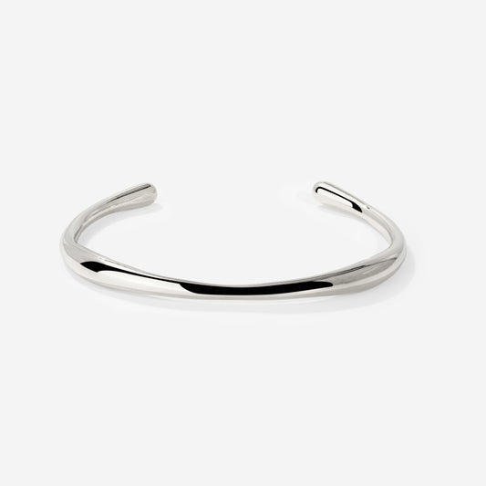 Graceful Curves Bangle Silber
