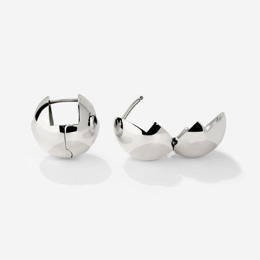 Graceful Curves Studs Silber