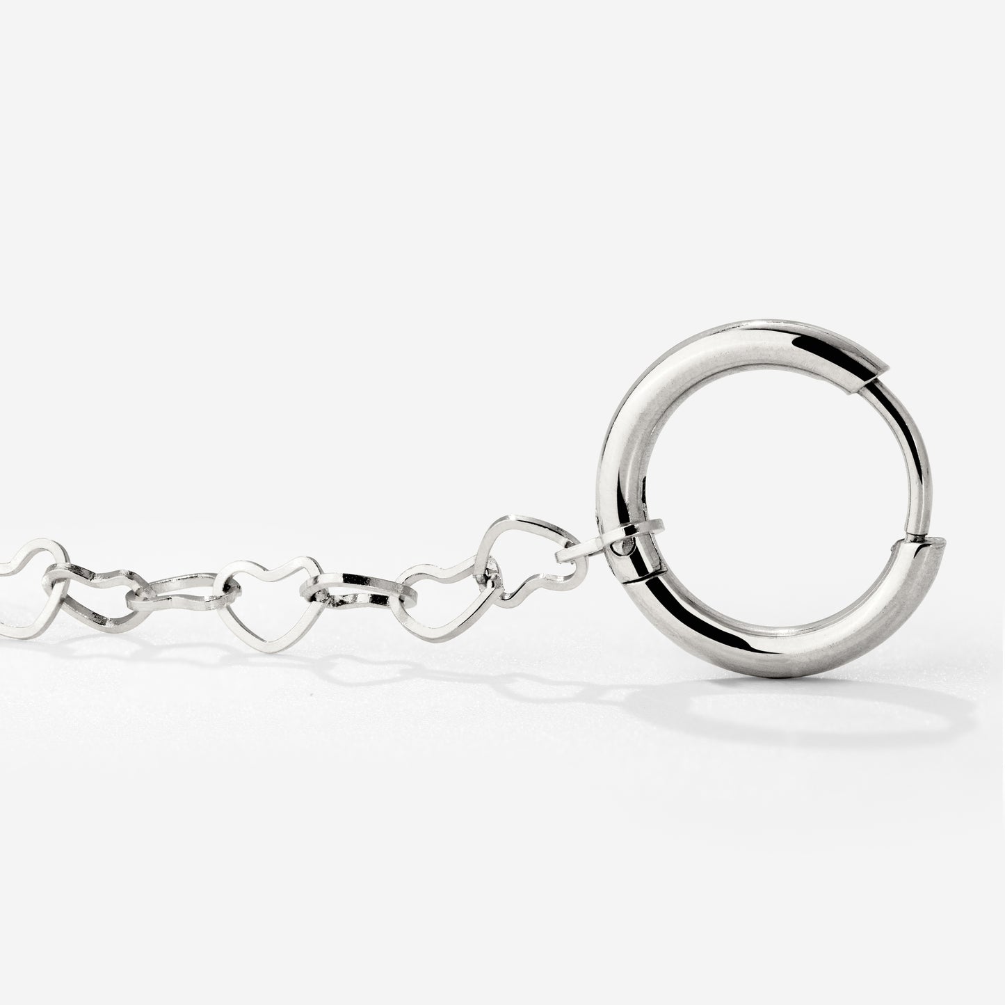 Heart after Heart Hoop Set Small Silber