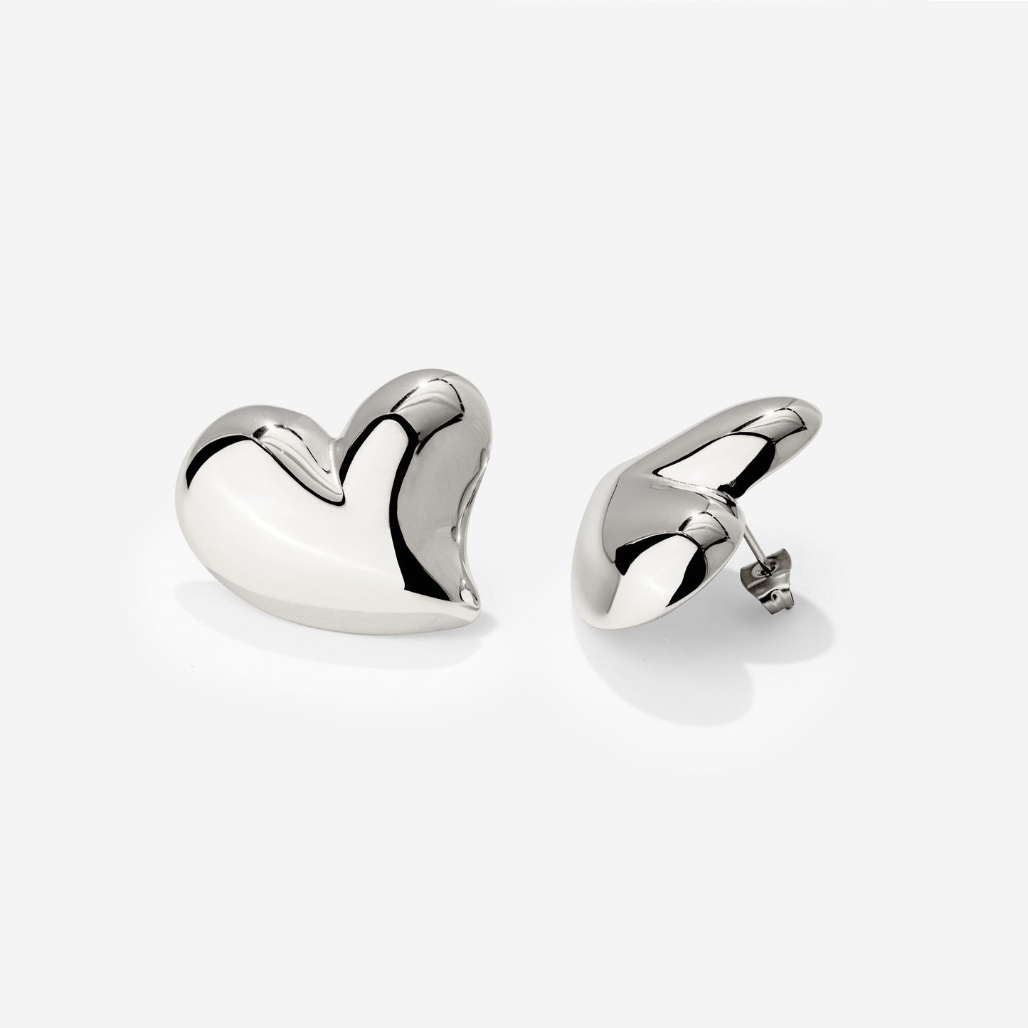 Heartie Studs Silber