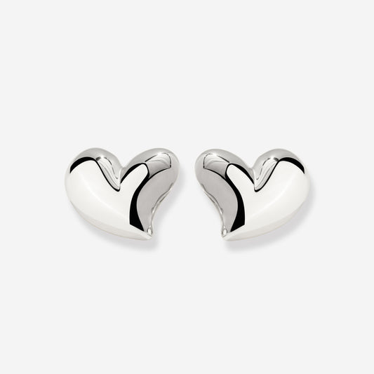 Heartie Studs Silber