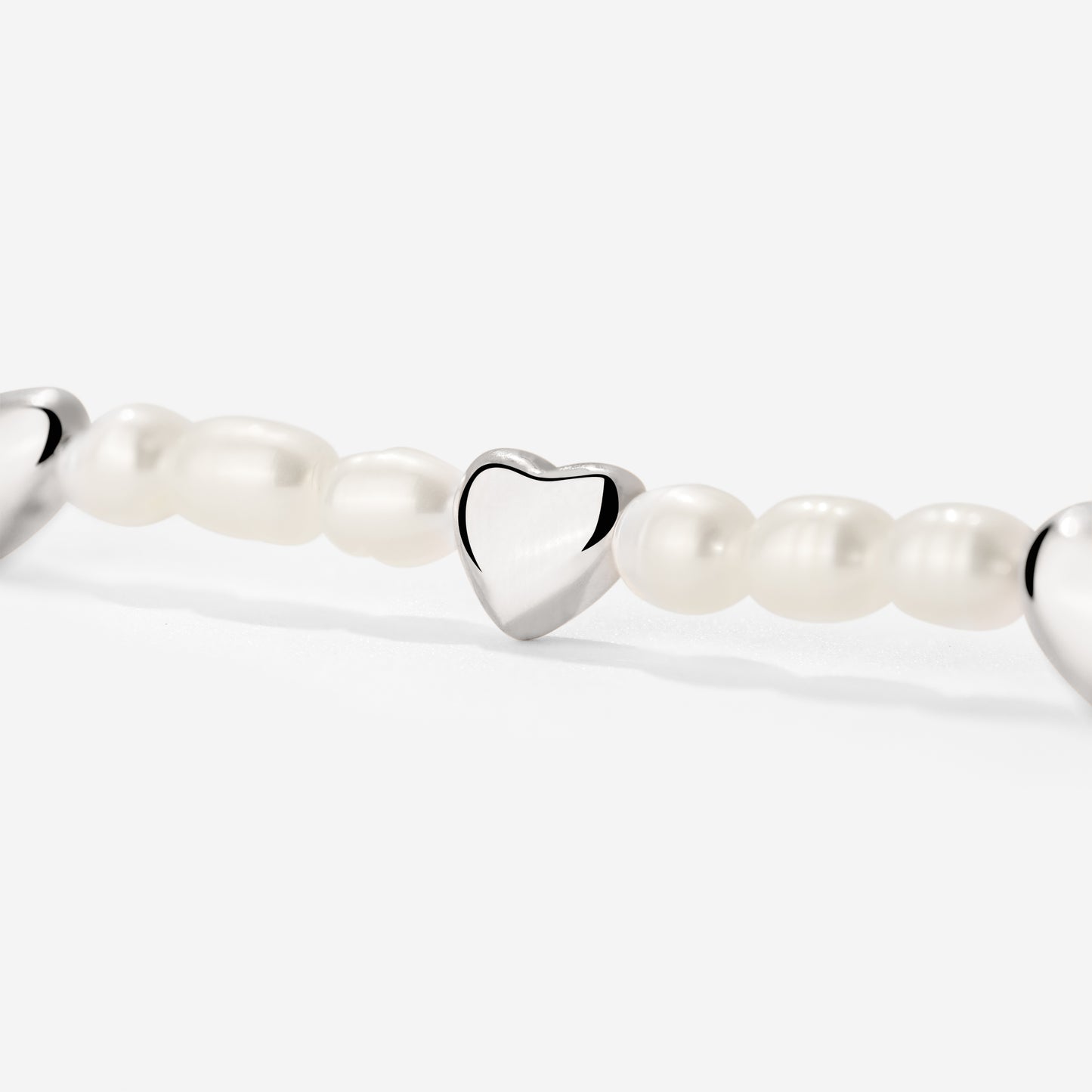 Love Pearls Bracelet Silber