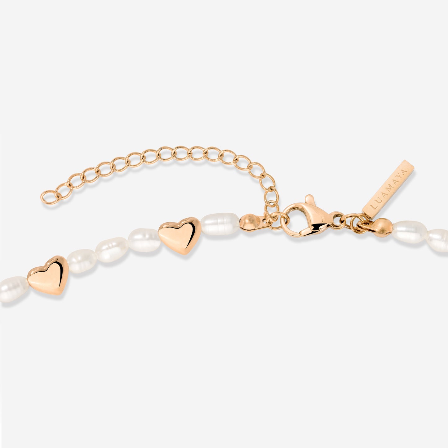 Love Pearls Necklace Roségold
