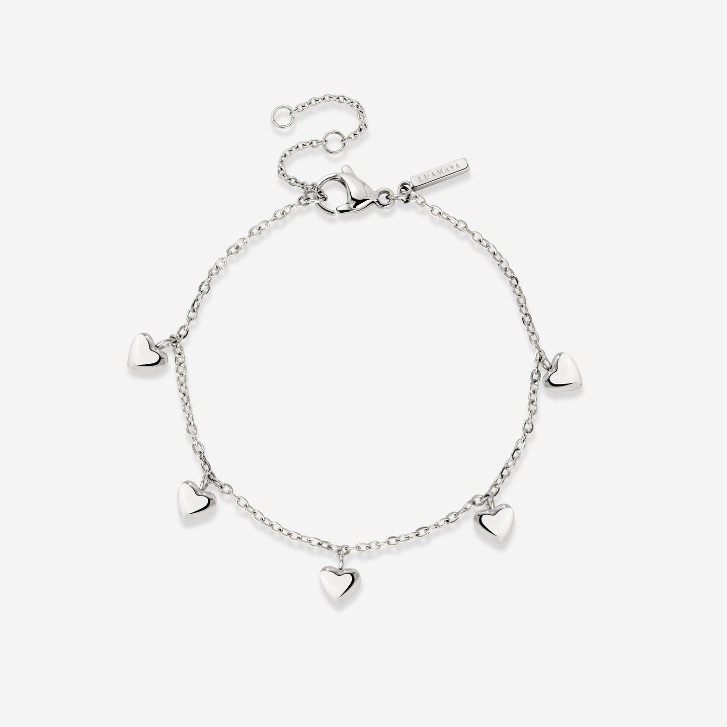 Lovely Heart Bracelet Silber