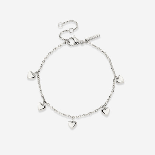 Lovely Heart Bracelet Silber
