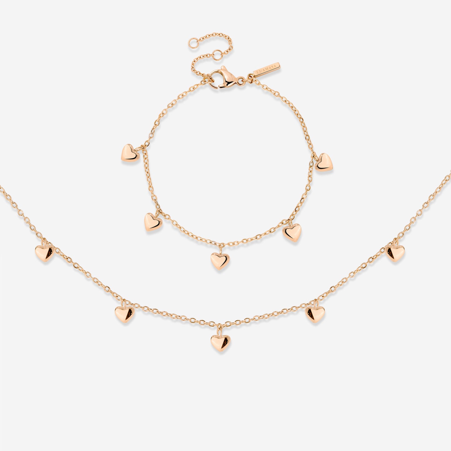 Lovely Heart Bundle Roségold