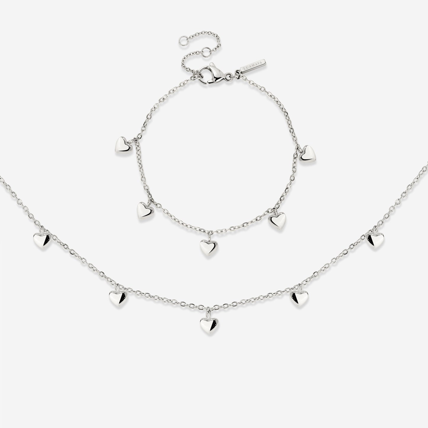 Lovely Heart Bundle Silber