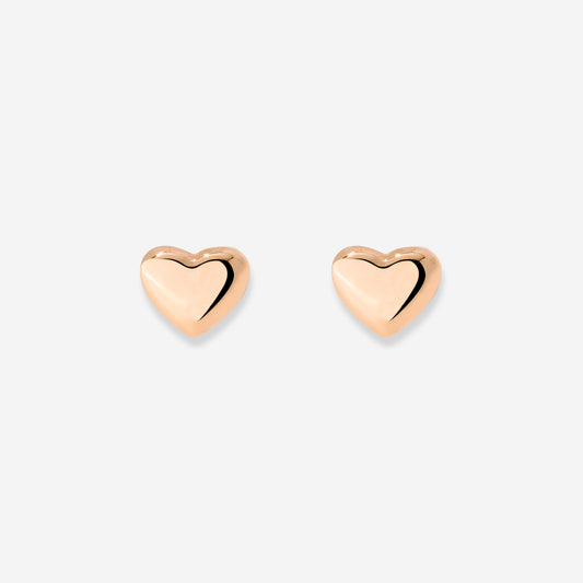 Lovely Heart Studs Roségold