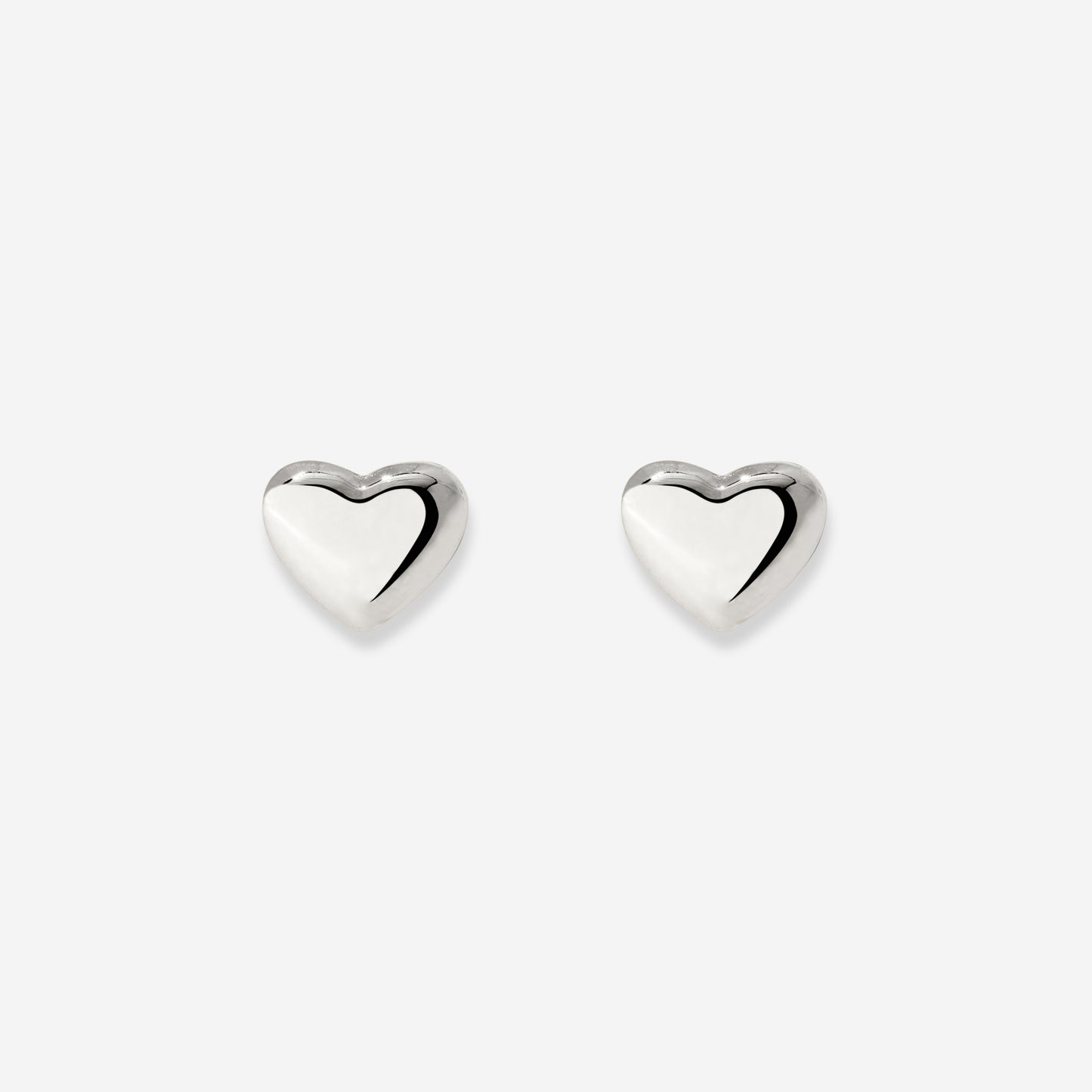 Lovely Heart Studs Silber