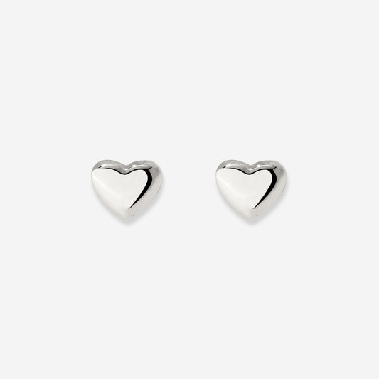 Lovely Heart Studs Silber