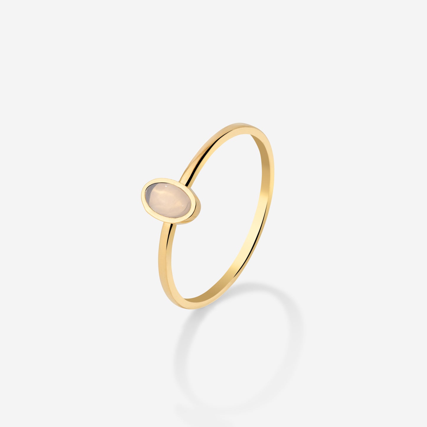 Oval Ring Gold