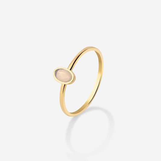 Oval Ring Gold