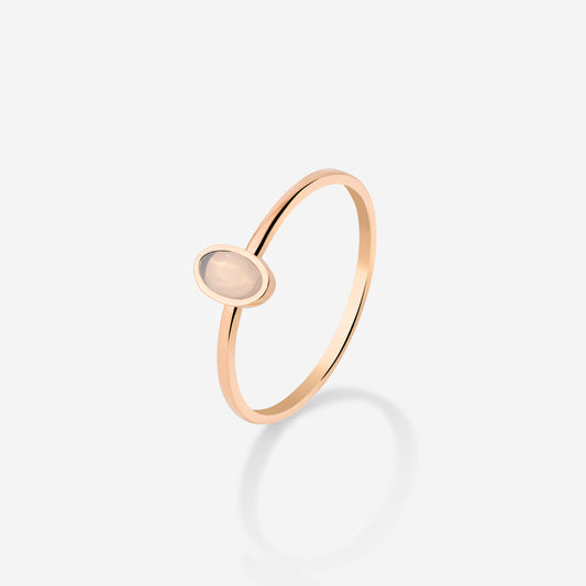 Oval Ring Roségold