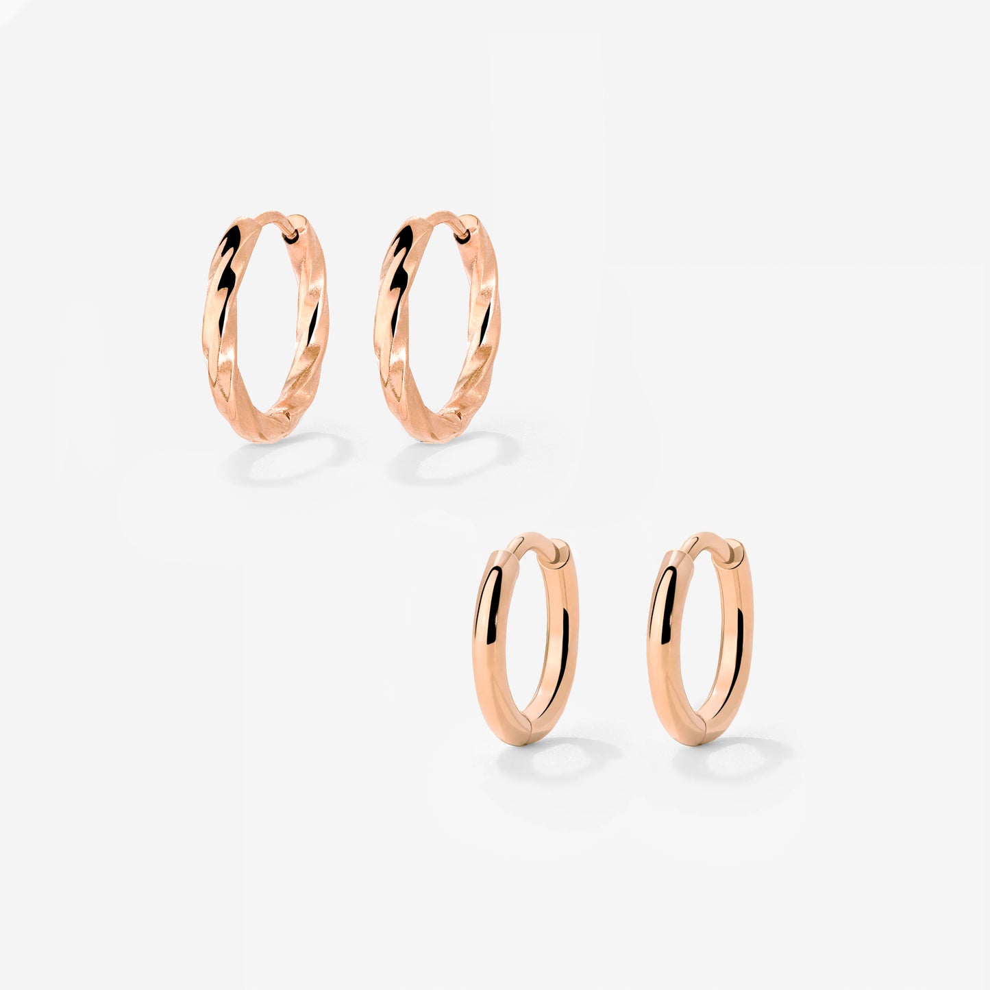Soft 'n' Subtle Hoop Bundle Roségold